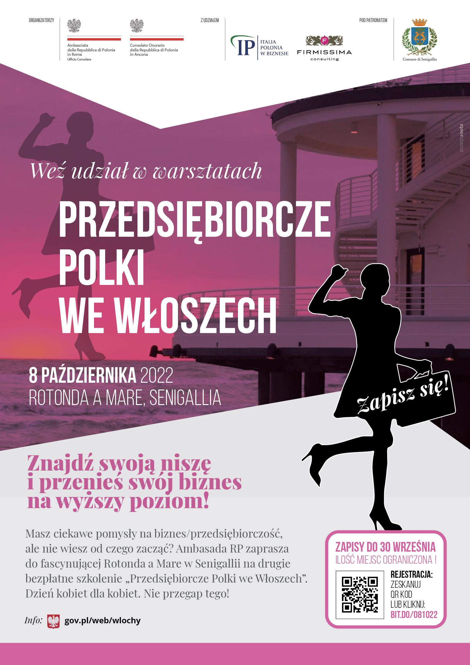 Przedsiębiorcze Polki we Włoszech - plakat by movinroots